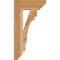 Ekena Millwork Merced Slat Rough Sawn Bracket, Western Red Cedar, 4"W x 14"D x 26"H BKT04X14X26MRC06RWR - alternate 2